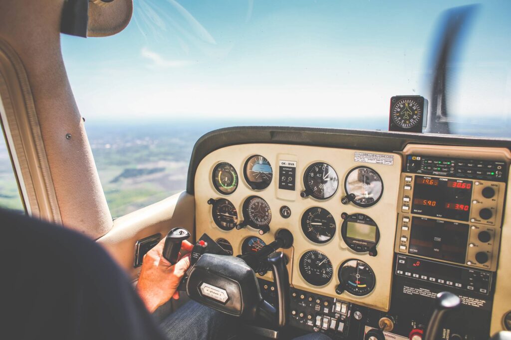 Plane Dashboard Free Photo