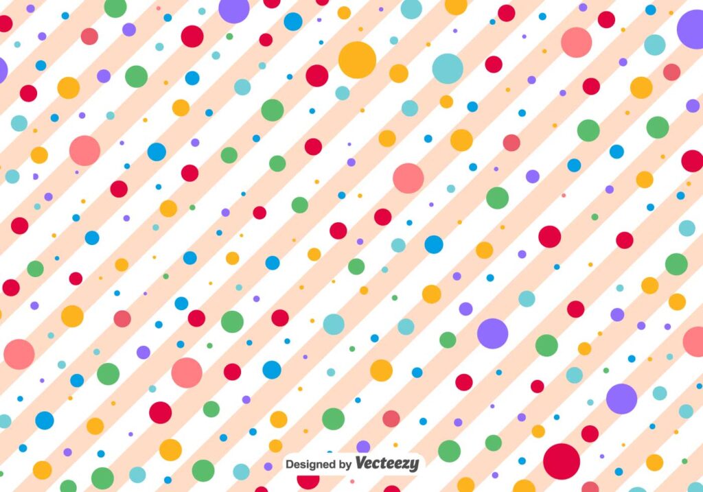 Polka Dots Vector Pattern Free Vector and Free SVG