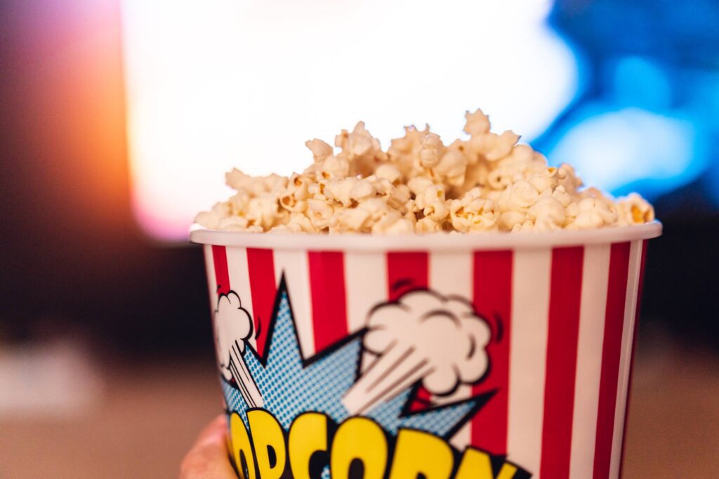 Popcorn and Movies Free Photo