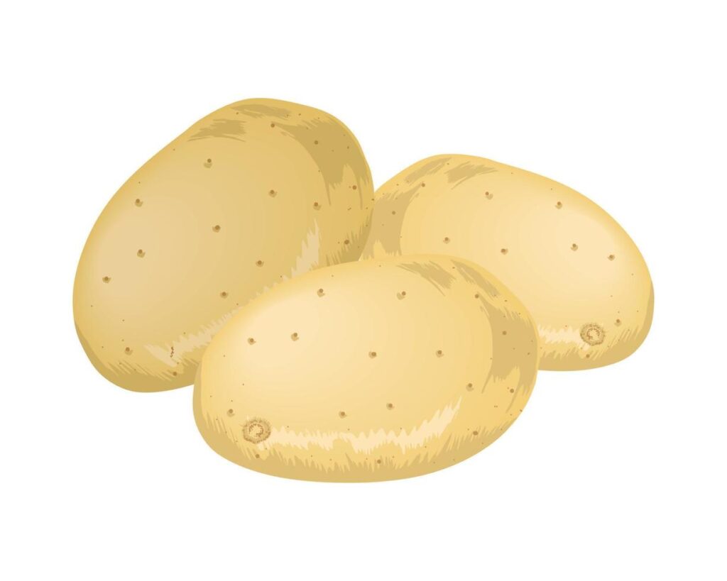 potatoes tuber icon Stock Free