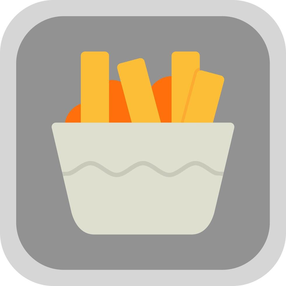 Poutine Vector Icon Design Stock Free