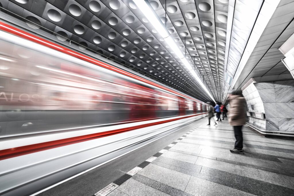 Prague Metro Underground Subway Station Free Photo