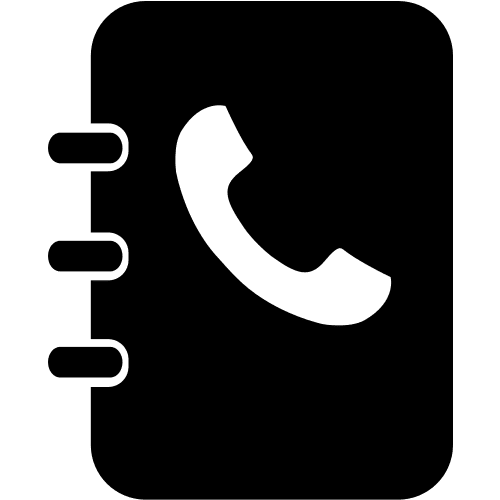 Phone book icon Stock Free