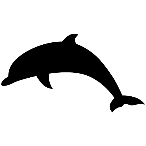 Dolphin icon Stock Free