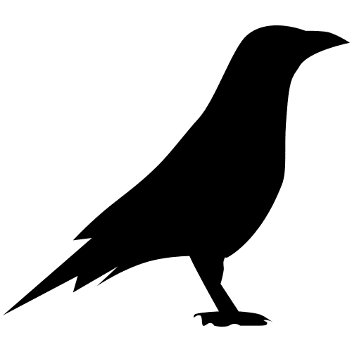 Raven icon Stock Free