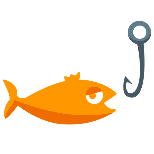 Material fishing icon Stock Free