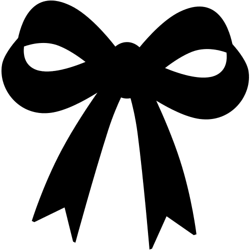 Festive bow icon Stock Free