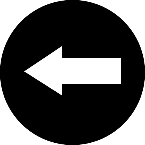 Directional arrow left icon Stock Free