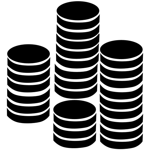 Coins icon Stock Free