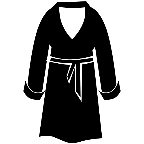 Bathrobe icon Stock Free