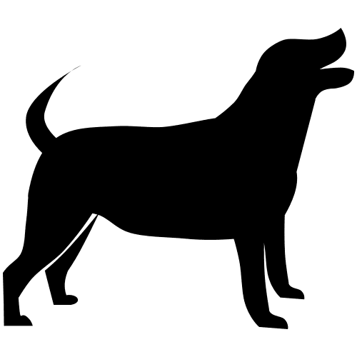 Barking dog icon Stock Free