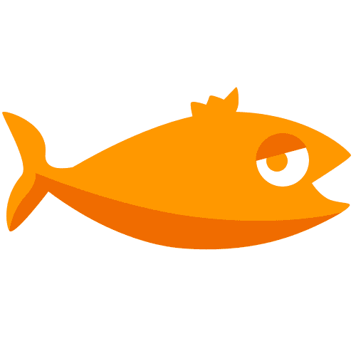 Material fish icon Stock Free