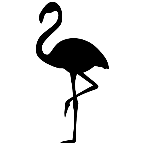 Flamingo icon Stock Free