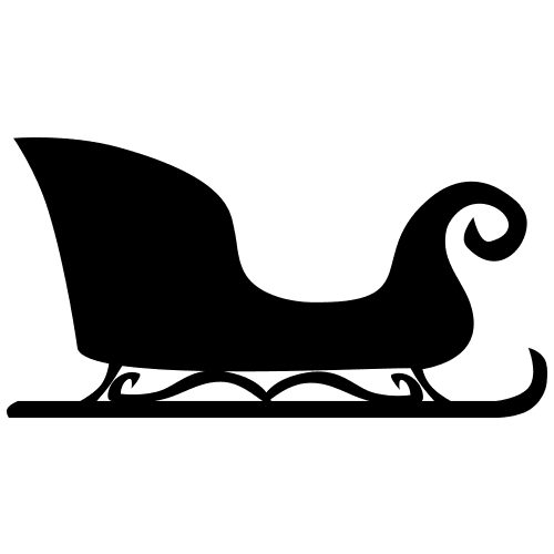 Sleigh icon Stock Free