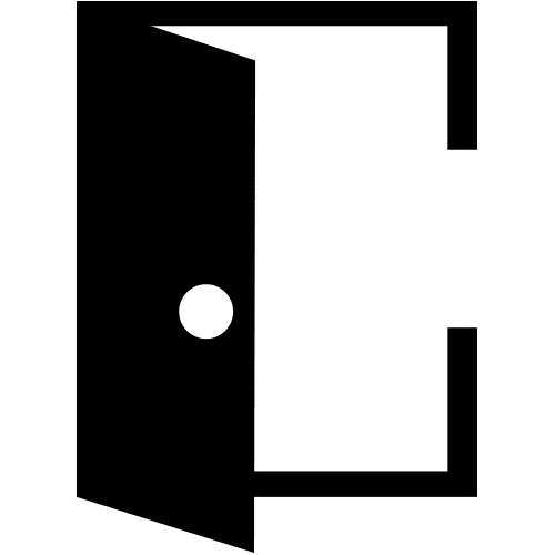 Door icon Stock Free