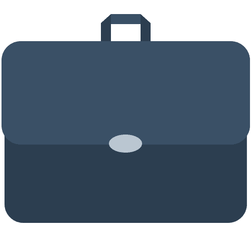 Material briefcase icon Stock Free