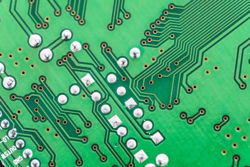 Printed Circuit Board Close Up Free Photo