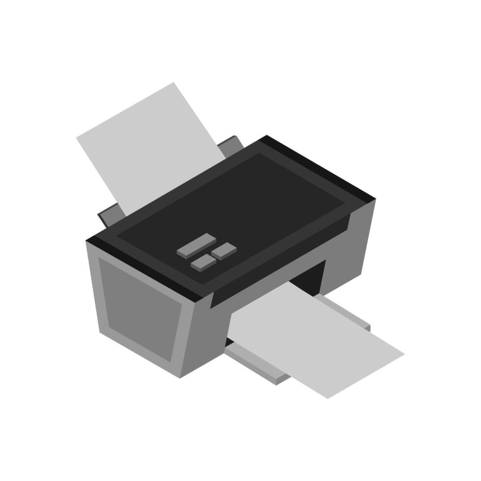 Printer Icon On Background Stock Free