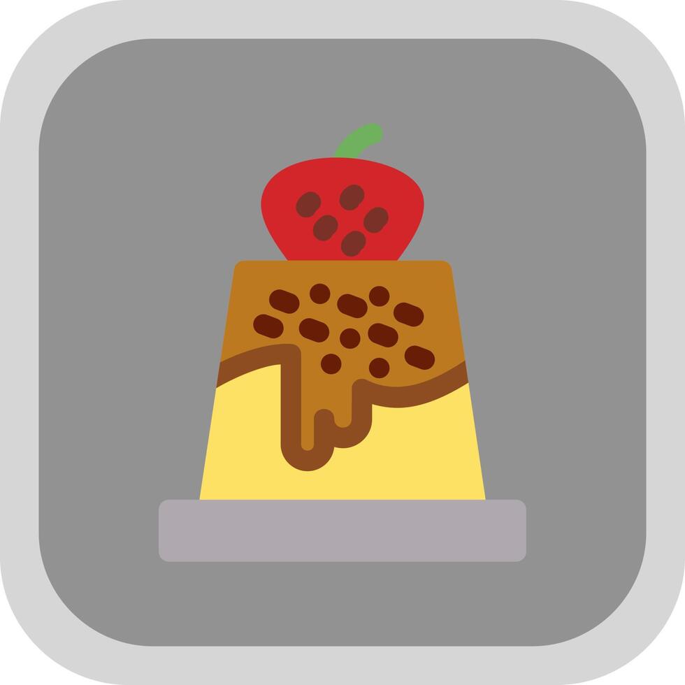 Pudding Vector Icon Design Stock Free