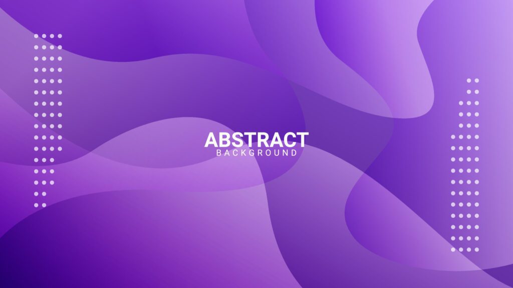 purple abstract background with dynamic shape composition Free Vector