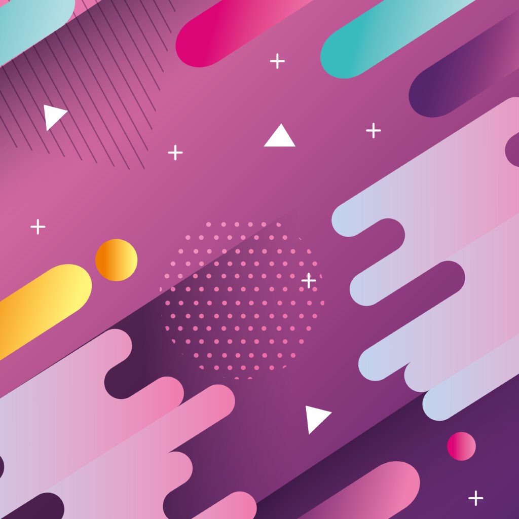 purple geometric and abstract background Free Vector