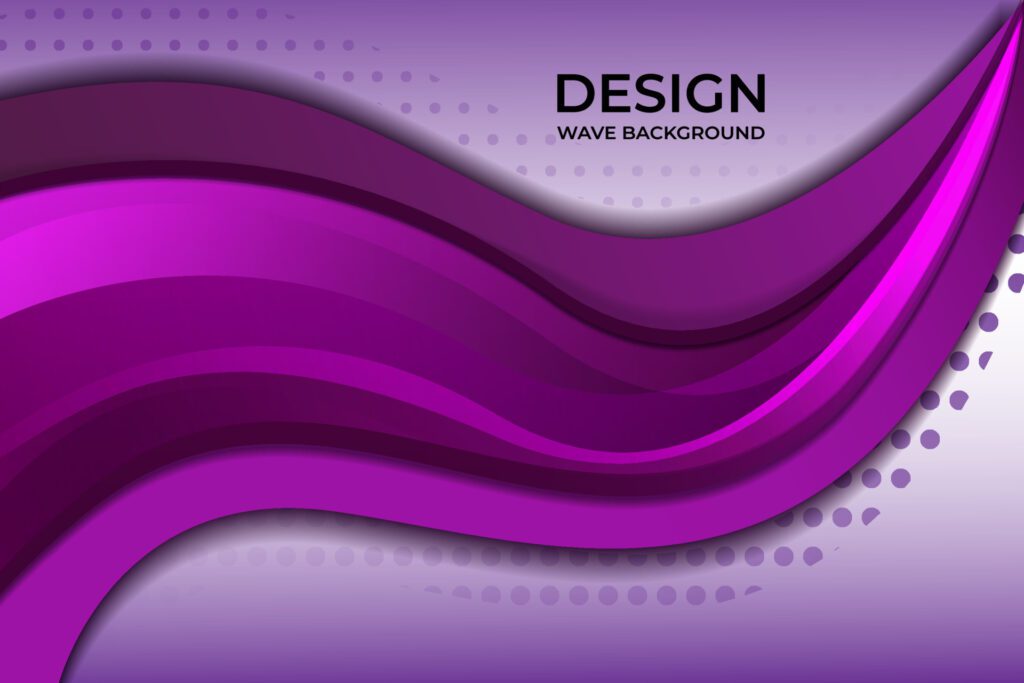 Purple Wave Background Free Vector