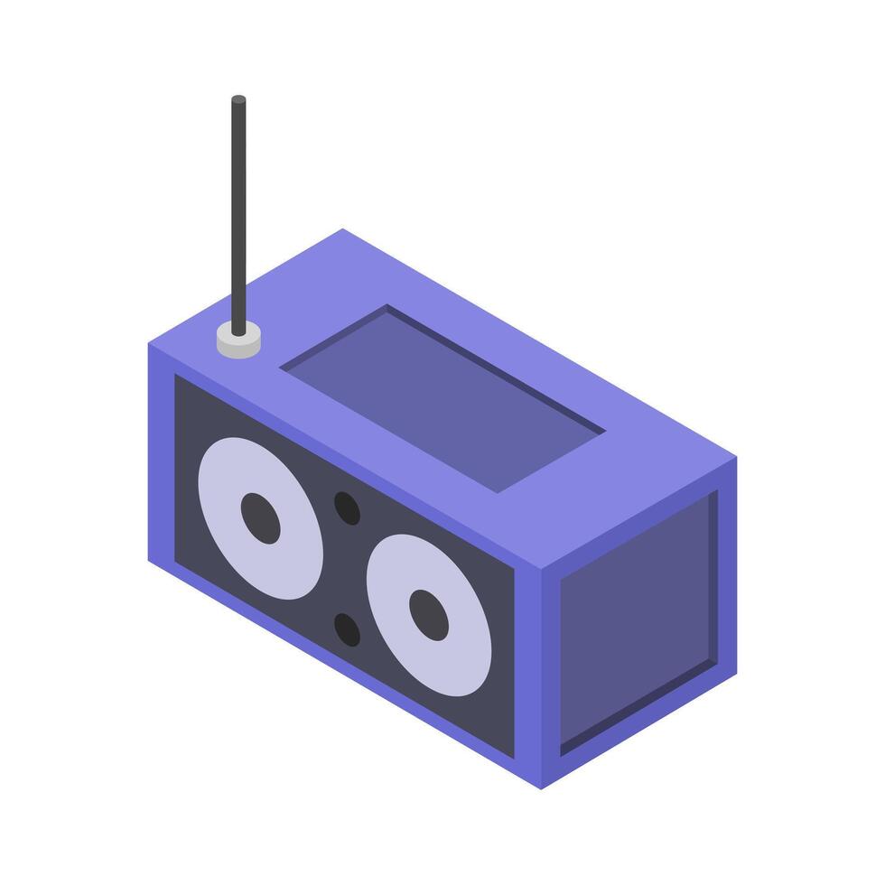 Radio Icon On Background Stock Free