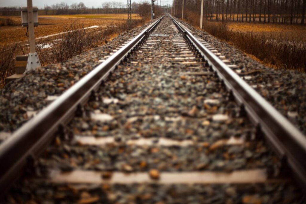 Railway Track Train Winter Stock Free