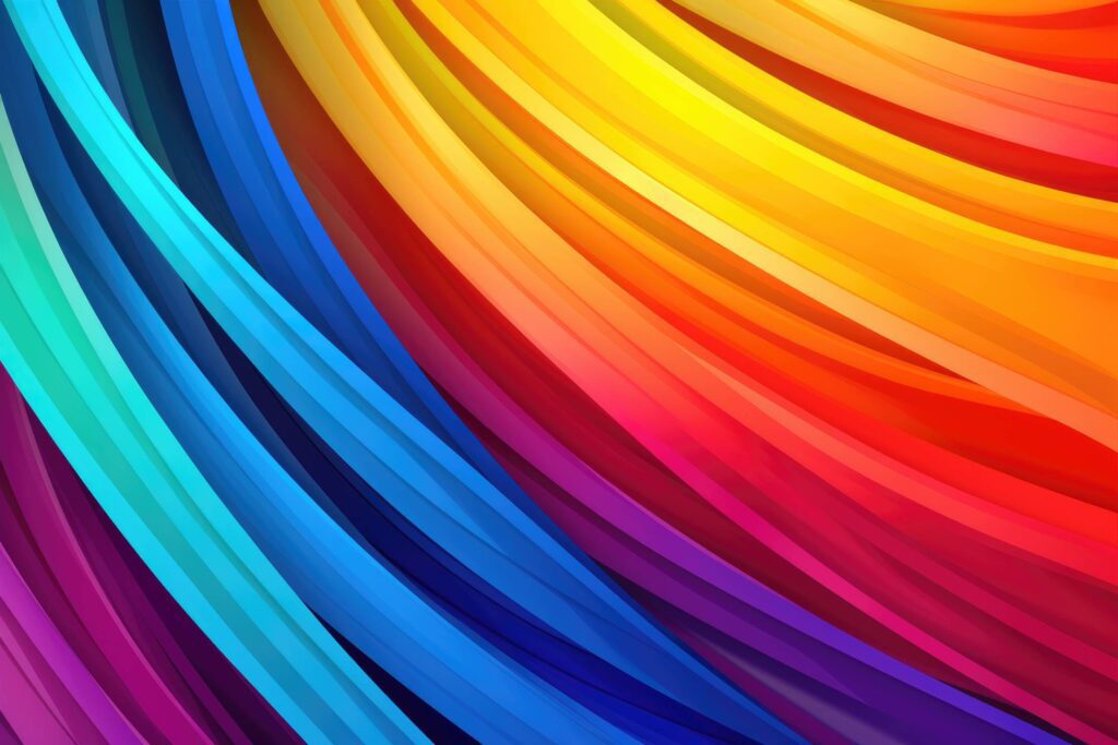 Rainbow Stripes Wallpaper Stock Free