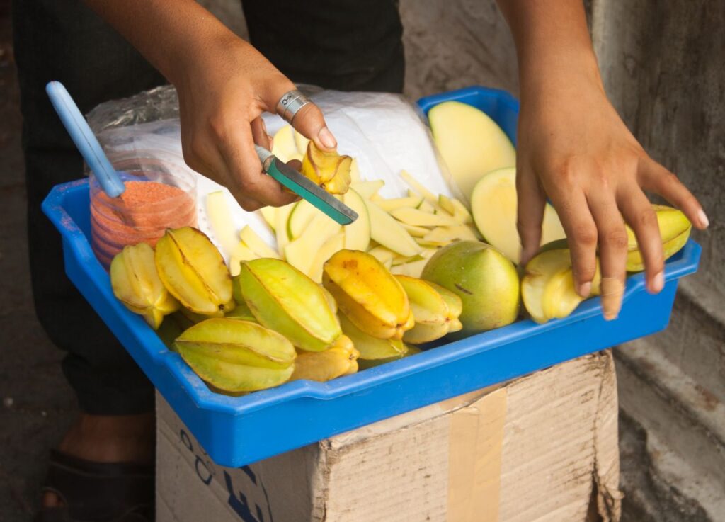 Raw Mango Seller Stock Free