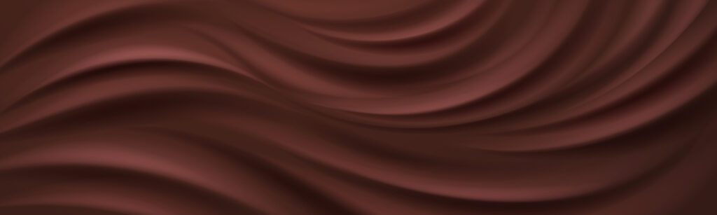 Realistic chocolate texture background with swirl Free Vector