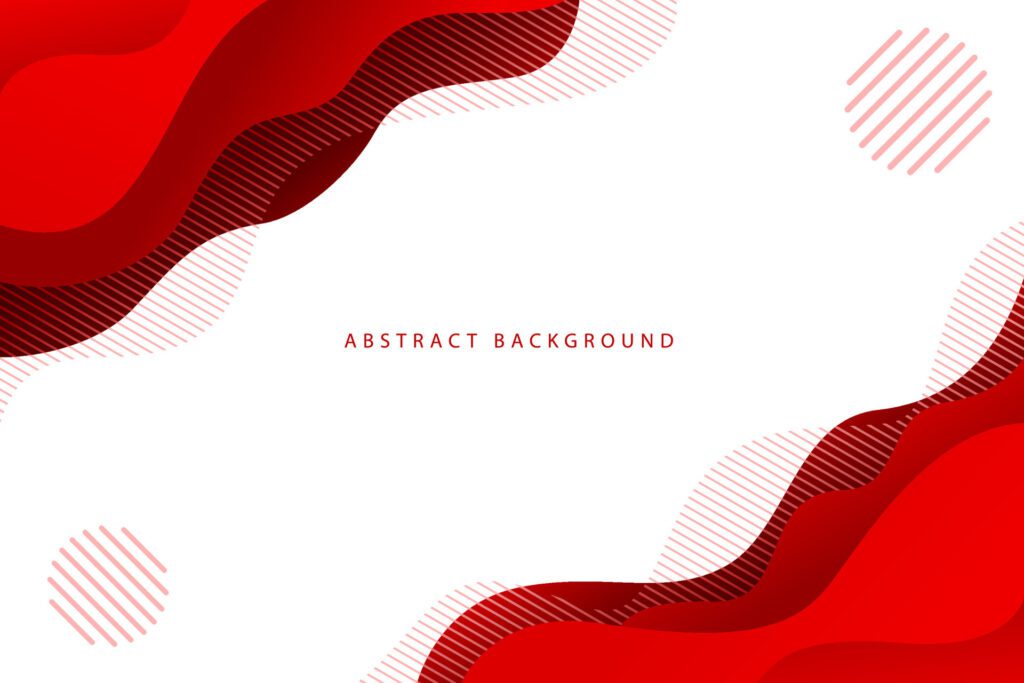 red gradient abstract modern wavy background with pattern Free Vector