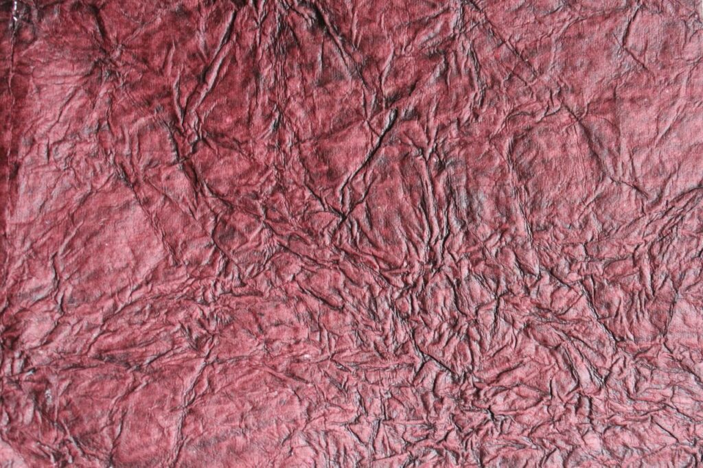 Red Leather Texture Stock Free