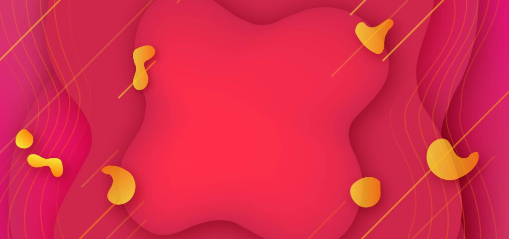 Red Liquid Shapes Background Free Vector