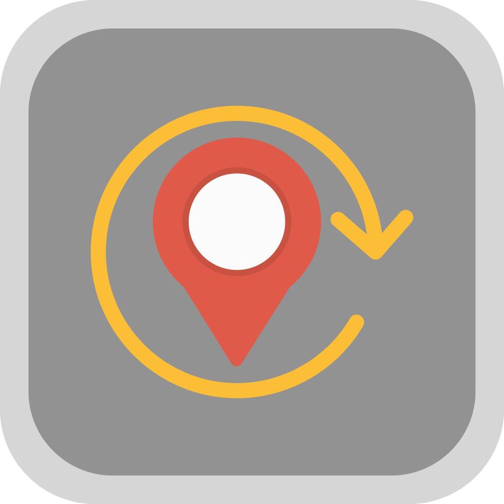 Refresh Location Vector Icon Design Stock Free