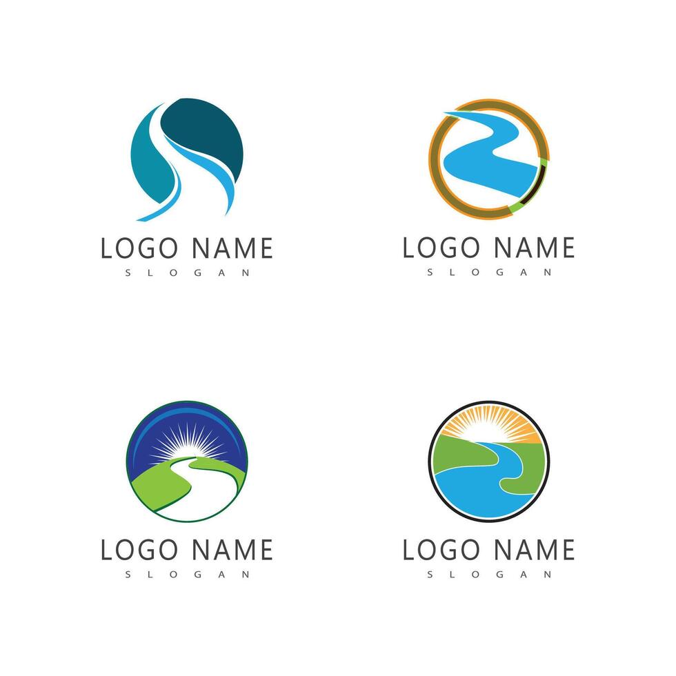 River icon illustration Stock Free