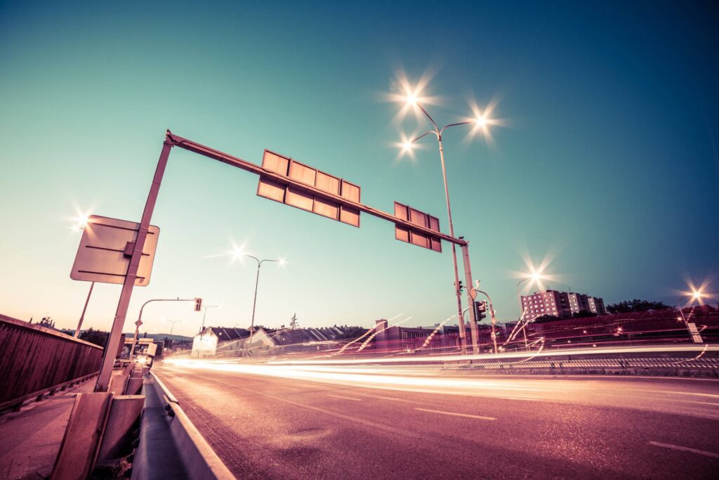 Road Intersection and Traffic Lights Free Photo