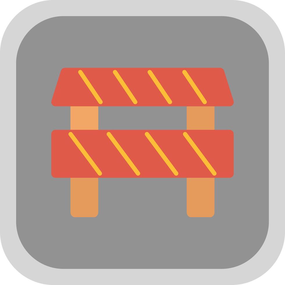 Road Obstruction Vector Icon Design Stock Free