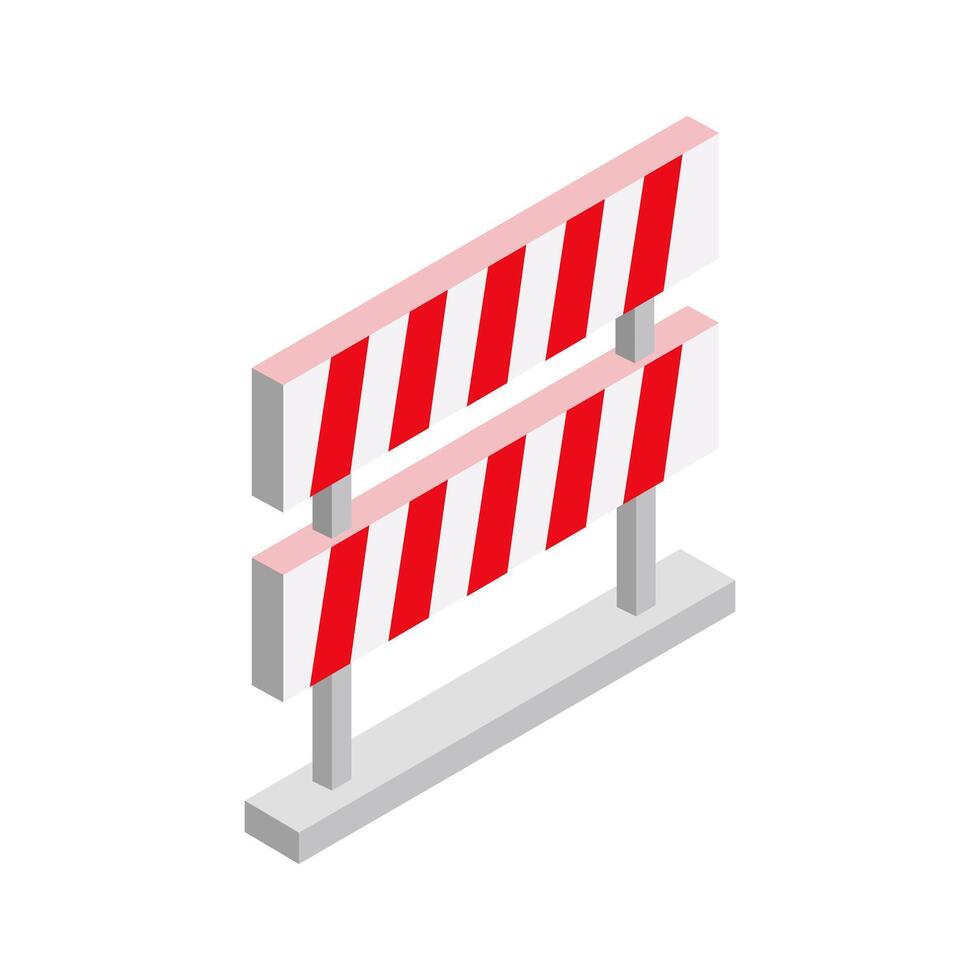 Roadblock Icon On Background Stock Free