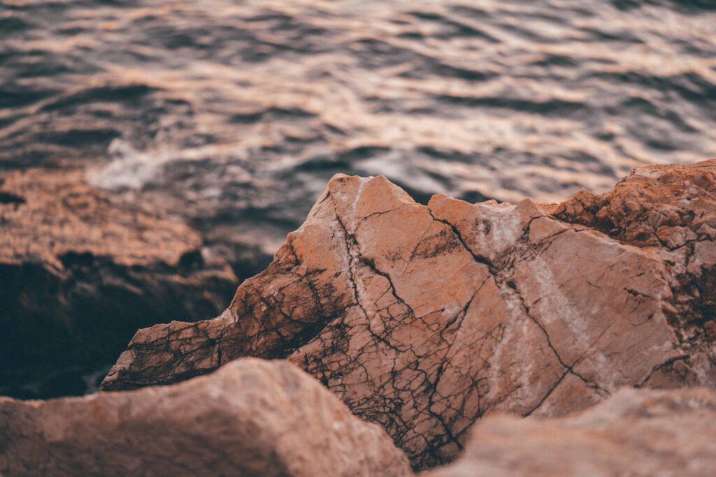 Rocky Sea Coast in Croatia in the Early Evening Free Photo