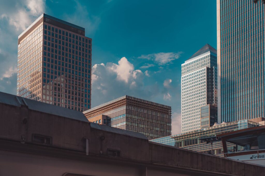 Roofs of London Canary Wharf Business and Banking Centre Free Photo