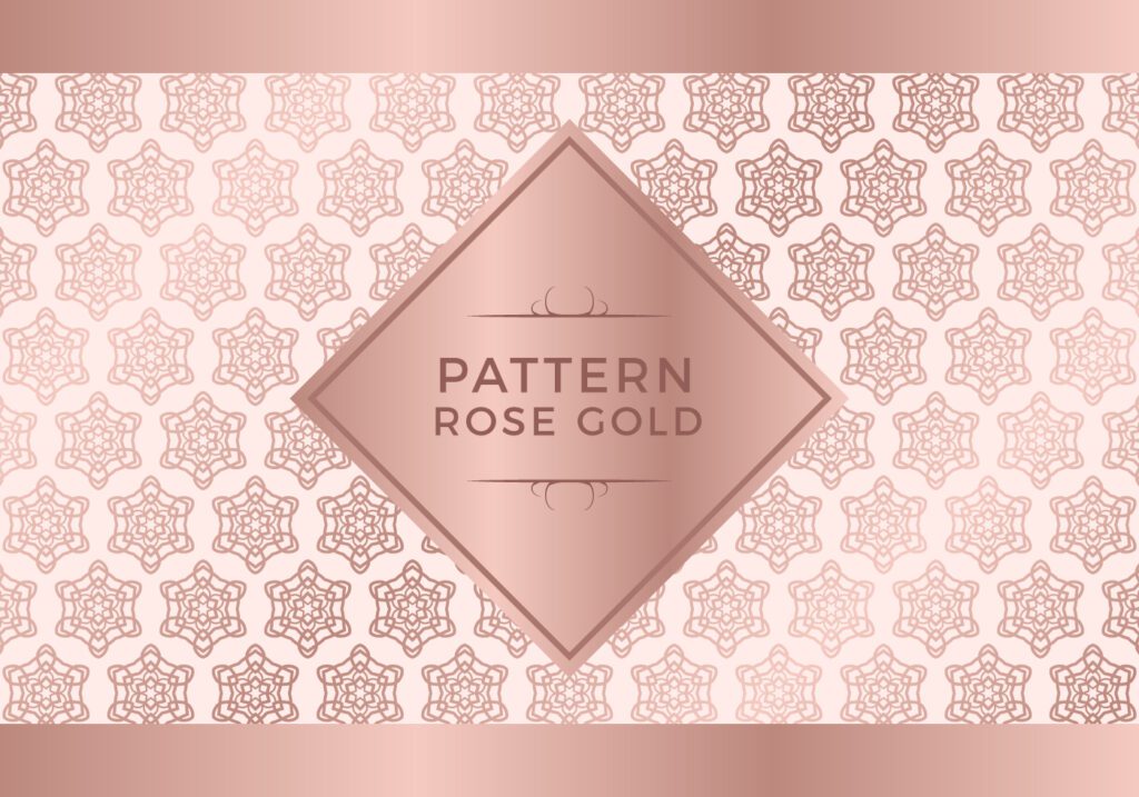 Rosegold Pattern Background Free Vector and Free SVG