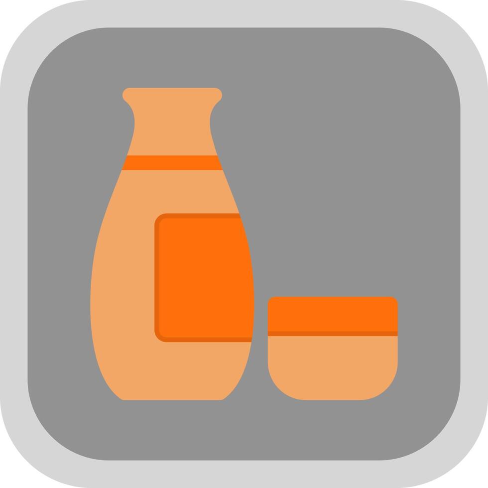 Sake Vector Icon Design Stock Free