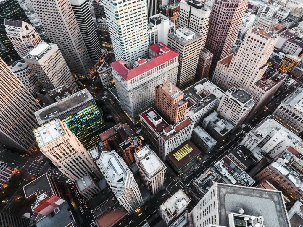 San Francisco Financial District Skyscrapers Free Photo