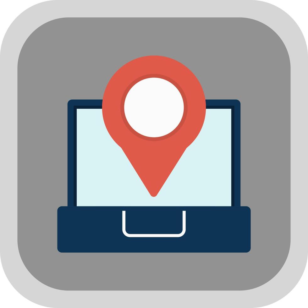 Scanning Location Vector Icon Design Stock Free