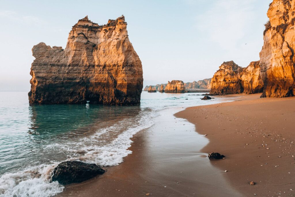 Sea Pillars of Portugal Free Photo