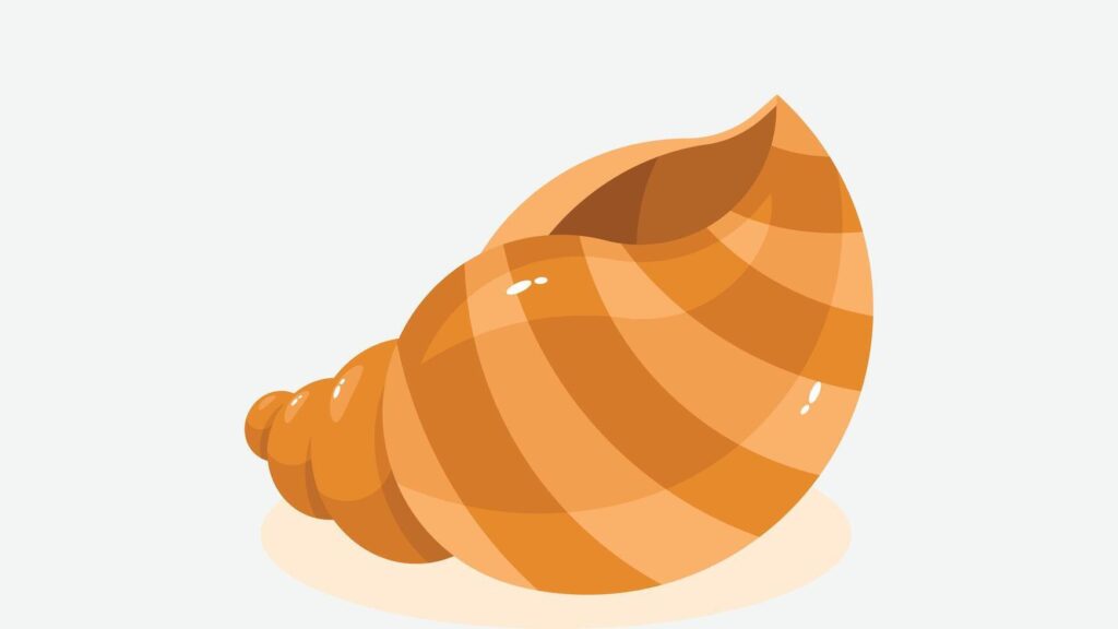 sea shell icon isolated Stock Free