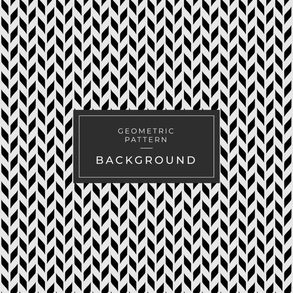 Seamless Black and White Abstract Background Free Vector