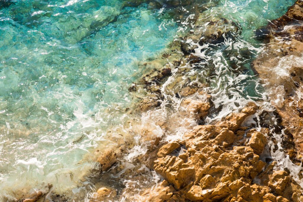 Seaside Rocks Close Up Free Photo