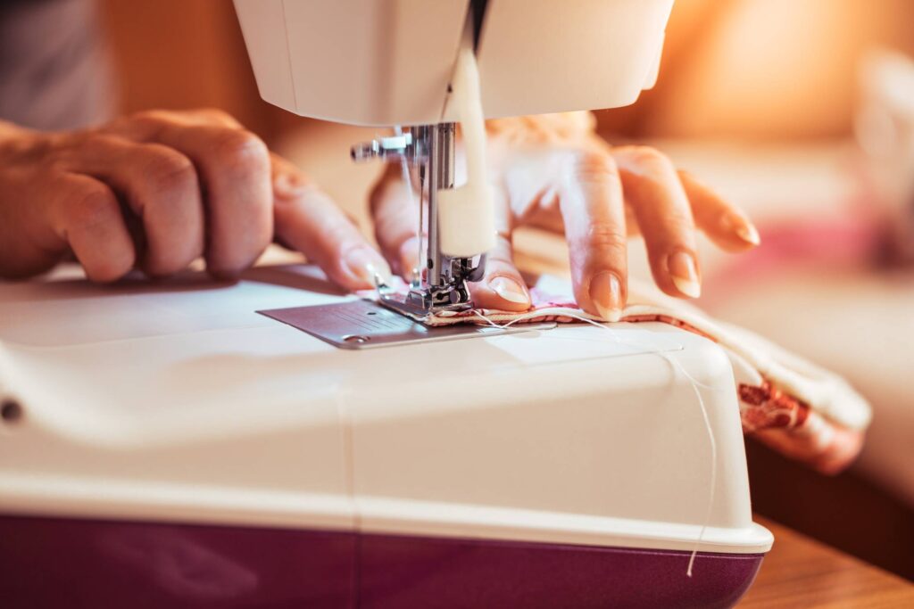 Sewing a Face Mask at Home Free Photo